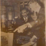 H. I.M Visiting Laboratory During Inauguration